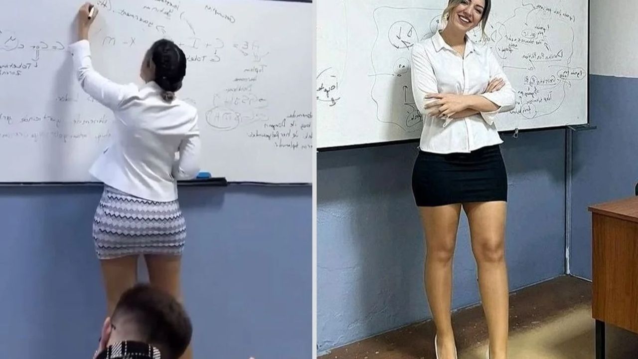 Mini etekli dersleriyle gündem olan Fidan öğretmen yeni mesleğinden servet kazanıyor!