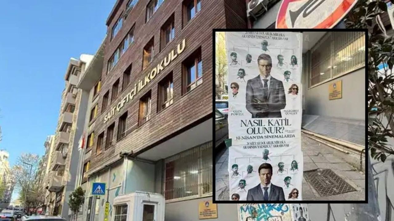 İlkokul önünde skandal afiş “Nasıl Katil Olunur?”