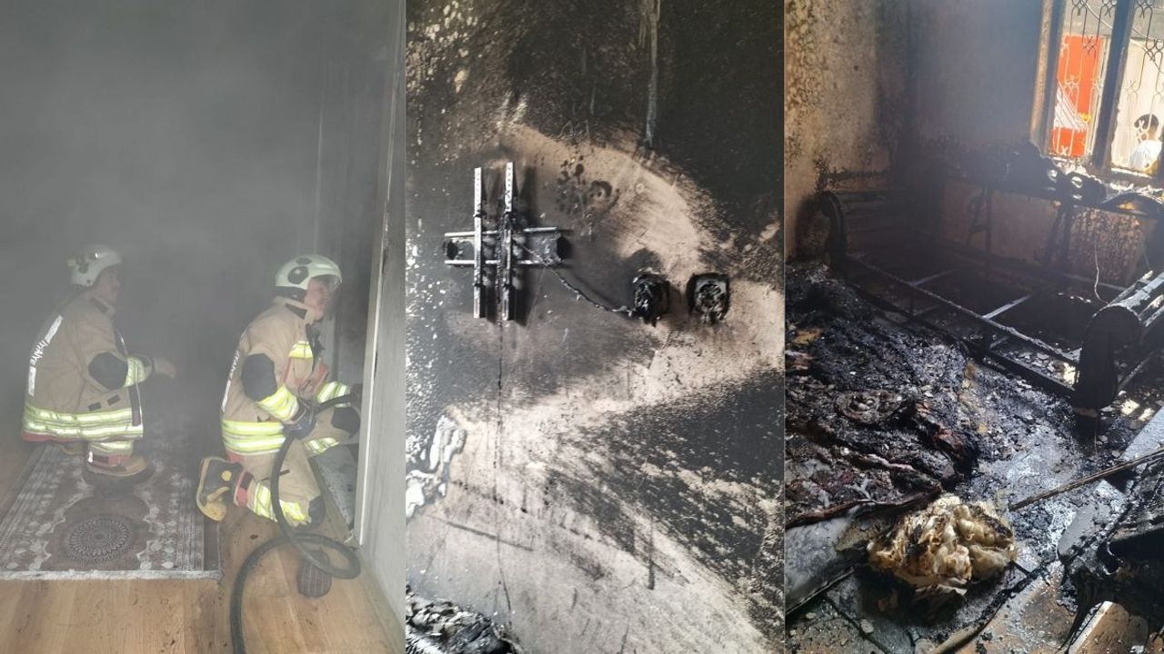 Elektrik kaynaklı yangın çıktı! Ev küle döndü