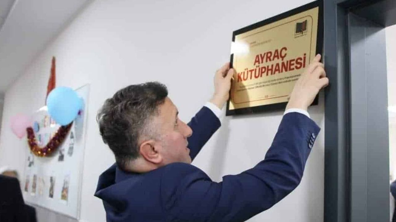Kayseri'de yeni bir eğitim destek merkezi açıldı: AYRAÇ kütüphanesi