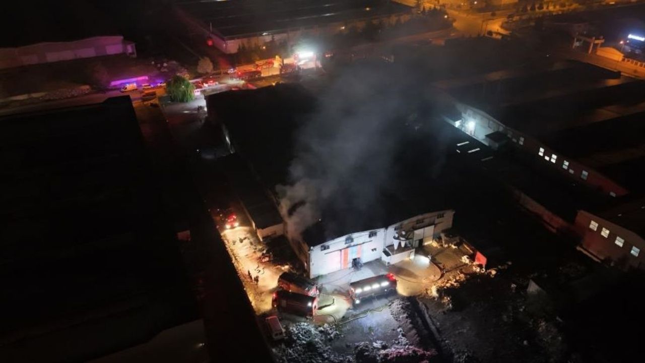 Kayseri OSB’de fabrika yandı