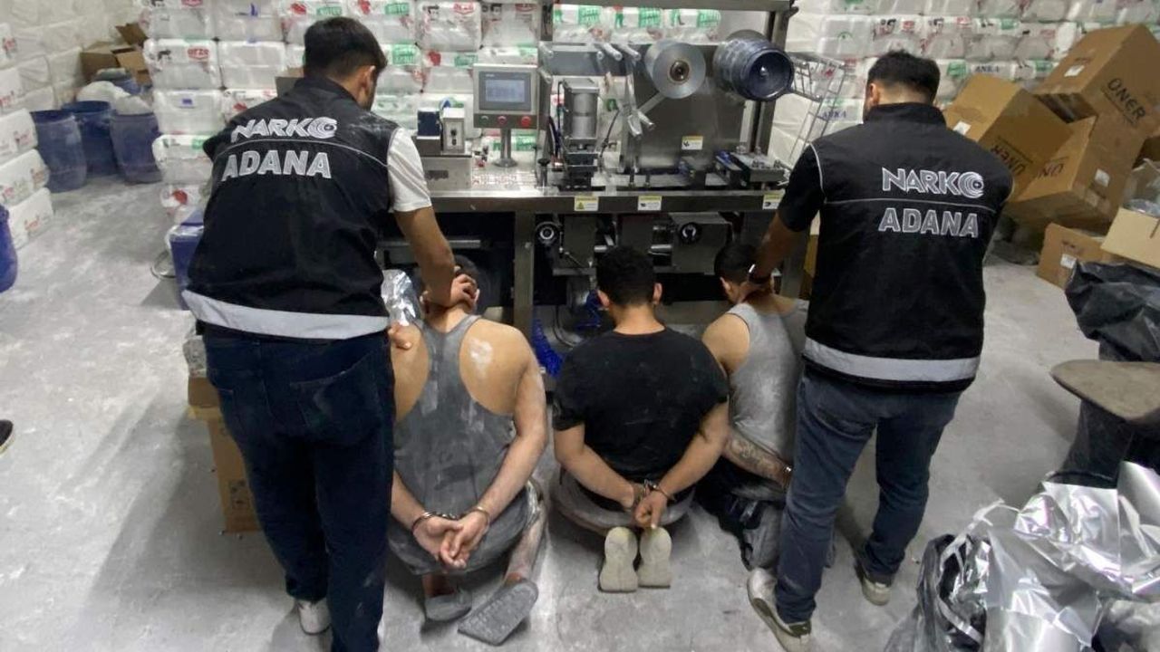 Adana'da dev operasyon: 4 milyon lyrica hap ve 3 ton 994 kg etken madde ele geçirildi!