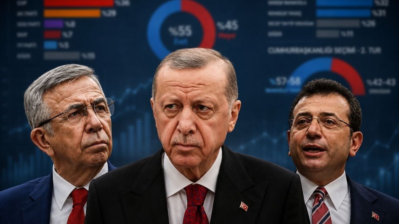 Anket sonuçları Cumhur İttifakı'nı üzecek! İmamoğlu ve Yavaş önde