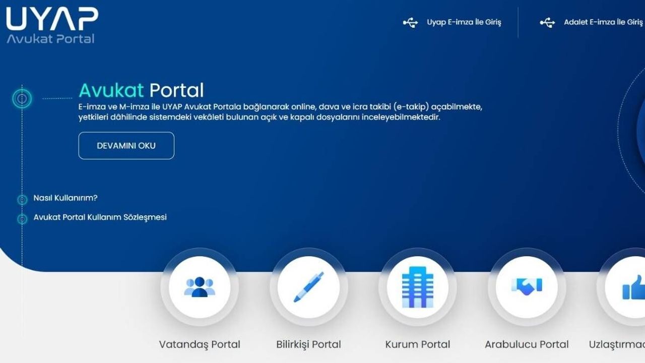 UYAP Avukat Portalı’nda yeni dönem başlıyor: Eski giriş kanalı kapatılıyor