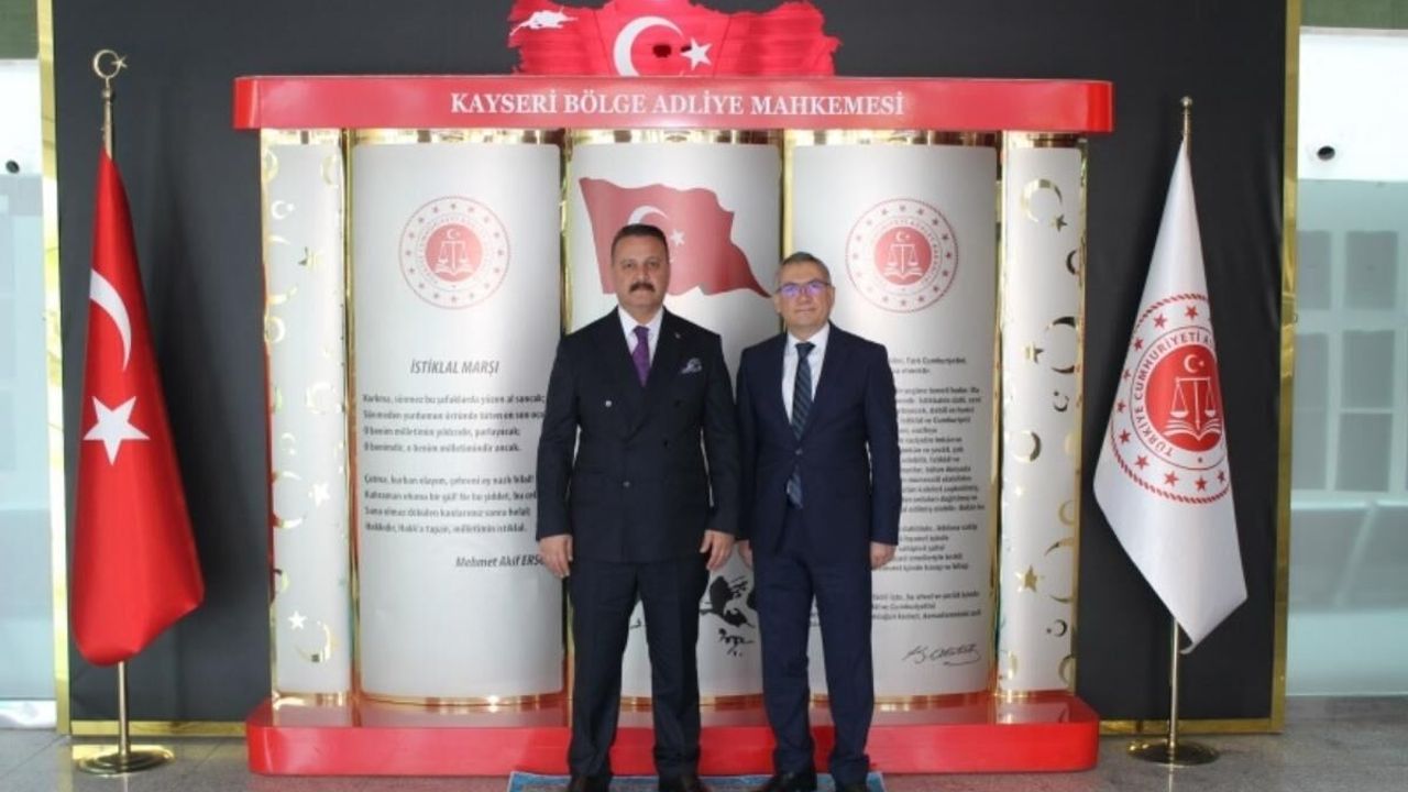 Başsavcı Korkmaz’dan Başsavcı Yüce’ye ‘Hayırlı Olsun’ ziyareti