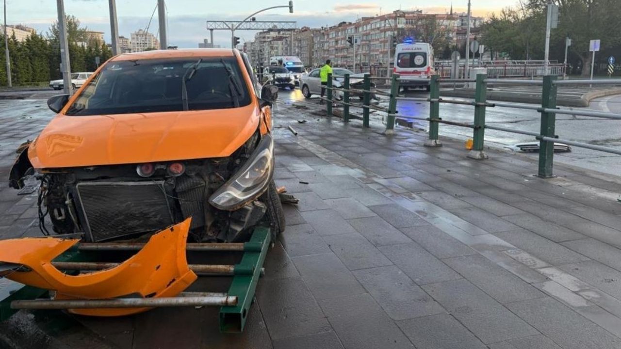 Kayseri’de trafik kazası: 2 yaralı