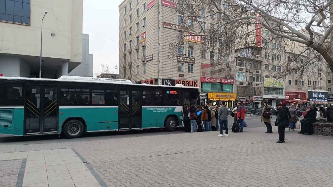 Arife günü Kayseri’de ücretsiz seferler düzenlenecek