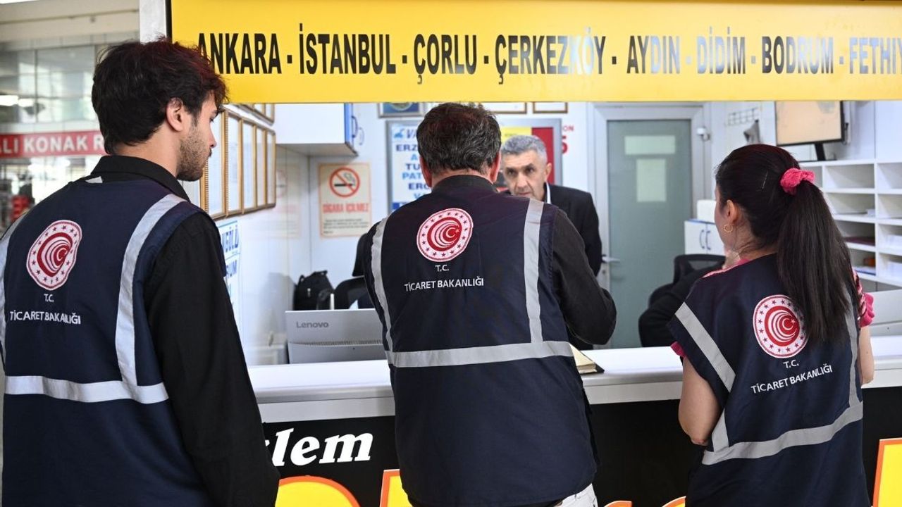 Kayseri Otogarı’nda bayram öncesi bilet denetimi