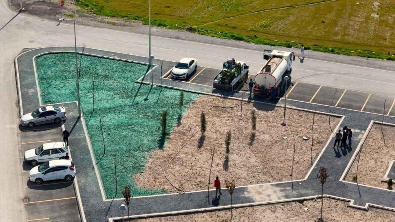Kayseri Şehir Hastanesi çevresinde yeşil dönüşüm başladı!
