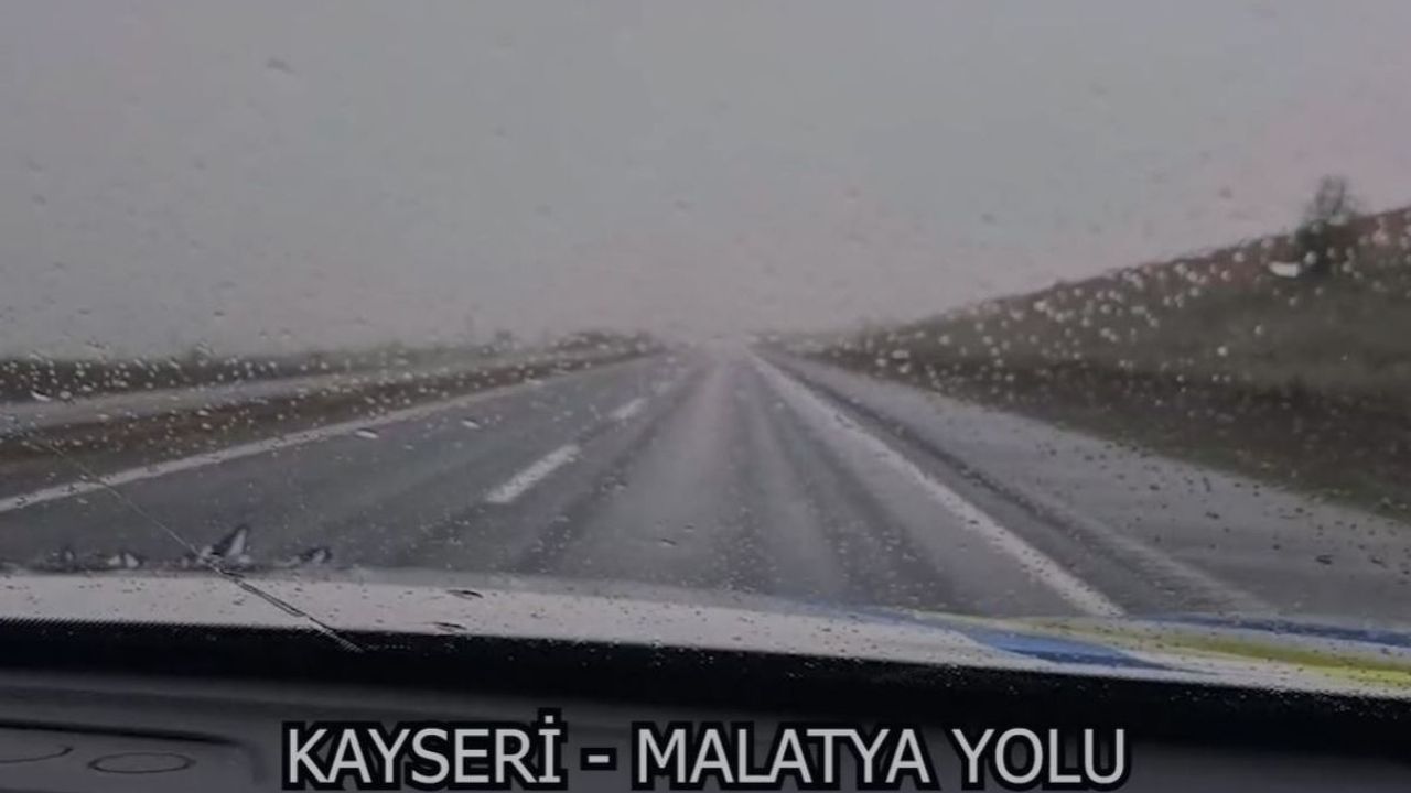 Sürücüler dikkat! Kayseri’de yol durumu açıklandı