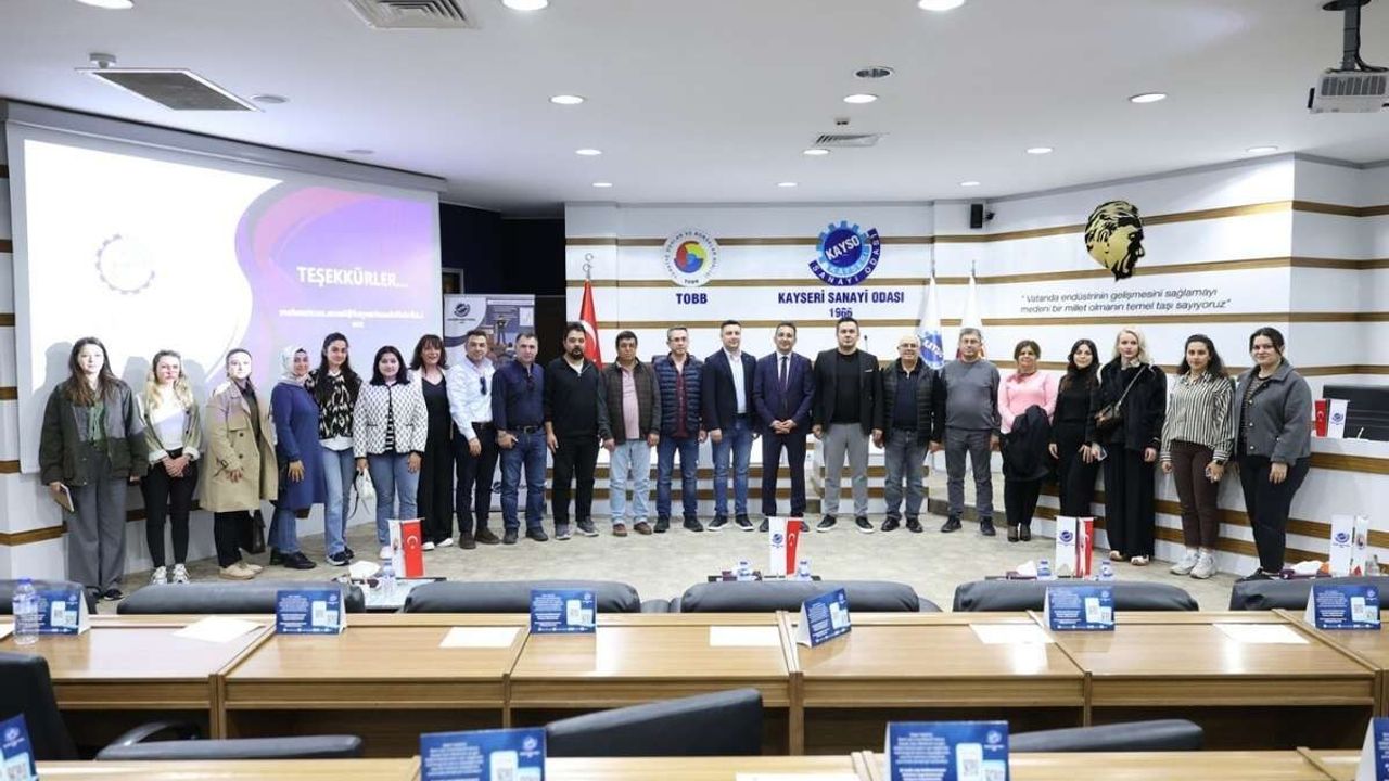 Kayseri Sanayi Odası’ndan sanayicilere sürdürülebilirlik eğitimi