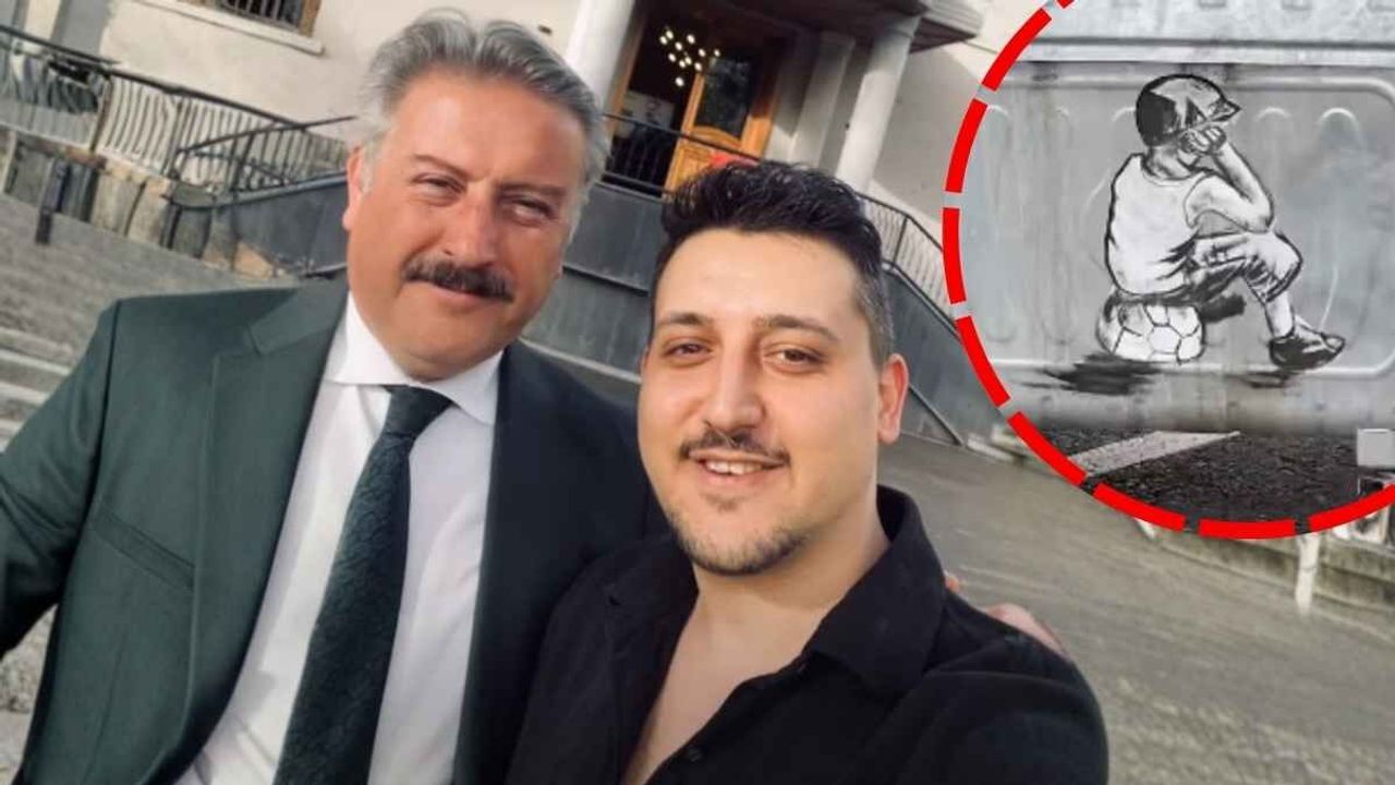 Kayseri’de konteynerden başkanlık duvarına