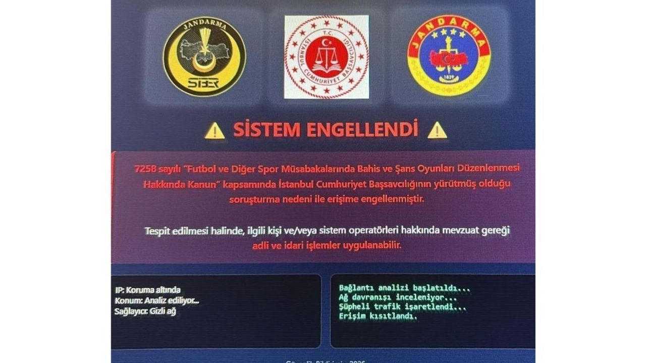 15 Milyon kullanıcısı olan 49 Yasadışı Bahis sitesi kapatıldı: Aylık 3 Milyar Dolar işlem hacmi!