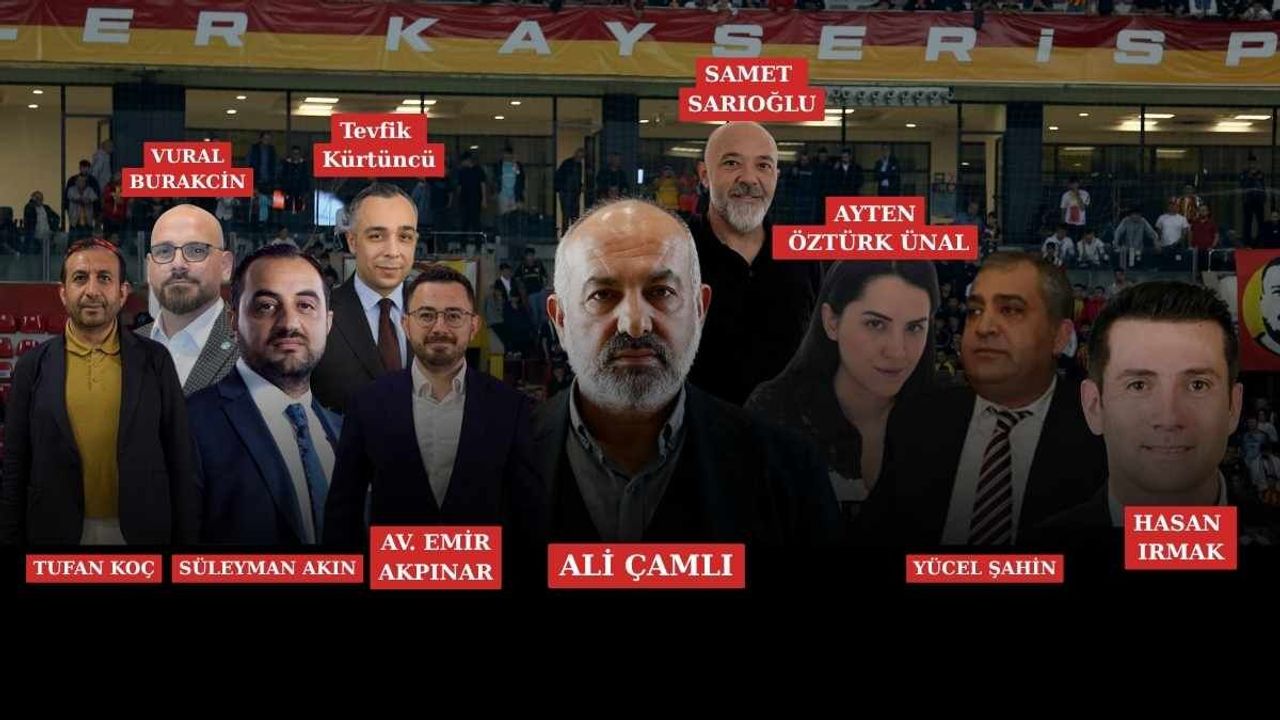 Kayserispor’da Ali Çamlı’nın aday yönetimi belli oldu