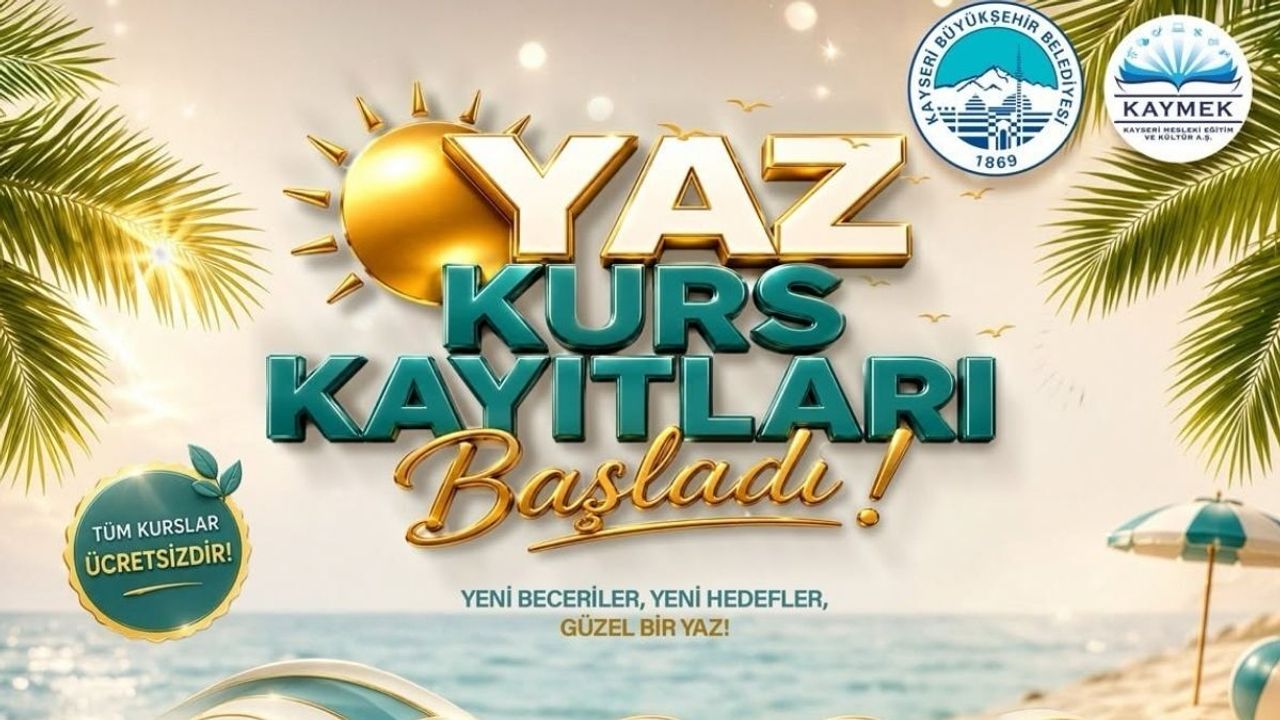 KAYMEK yaz dönemi kurs kayıtları başladı!