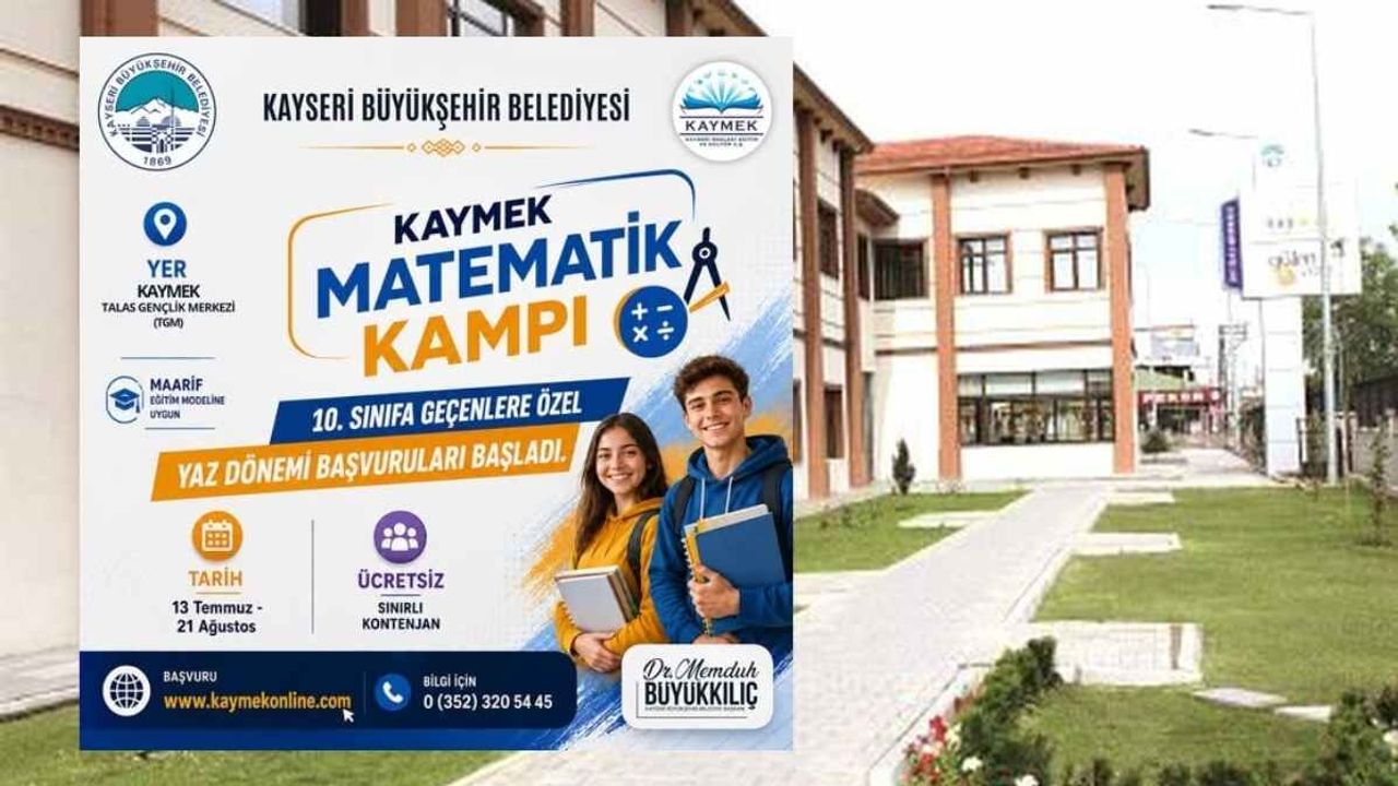 KAYMEK Matematik Kampı başvuruları başladı