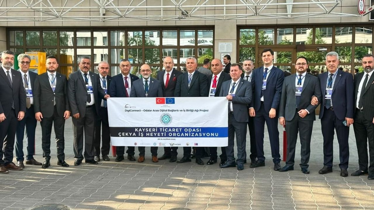 KTO’dan Avrupa çıkarması: Kayseri iş dünyası Prag’da buluştu!