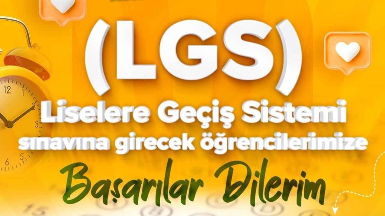 Büyükkılıç’tan öğrencilere LGS mesajı