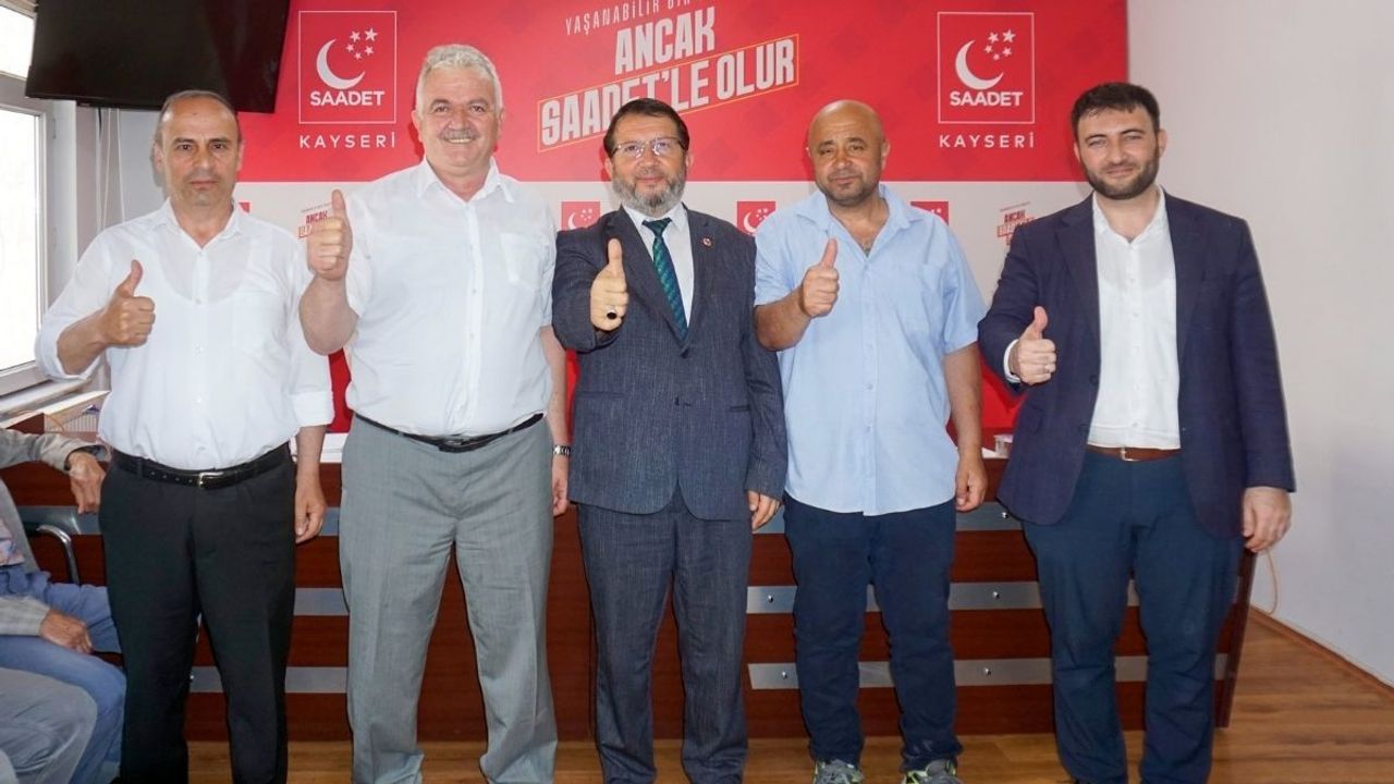 Saadet Partisi Özvatan İlçe Başkanı Çağlar Yurum oldu!