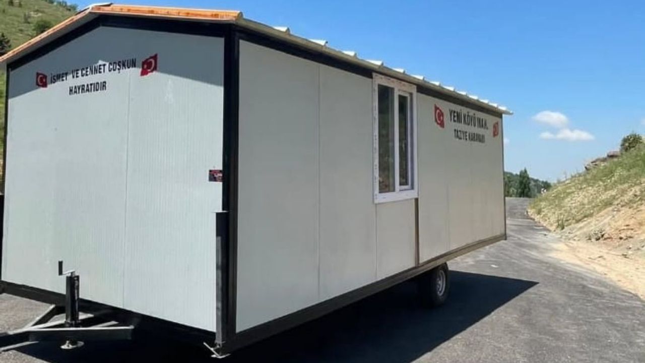 Develi’de cenaze taziyeleri artık karavanda yapılacak