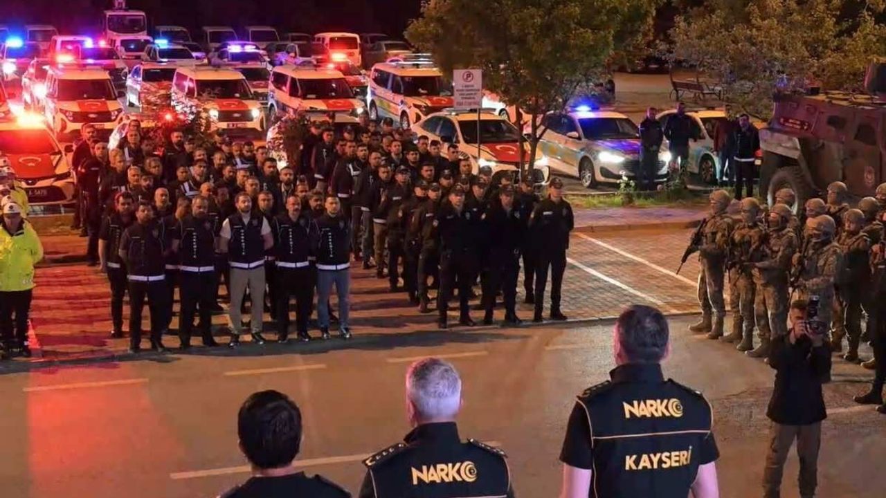 Kayseri'de uyuşturucu operasyonunda gözaltına alınan 261 kişiden 211’i tutuklandı