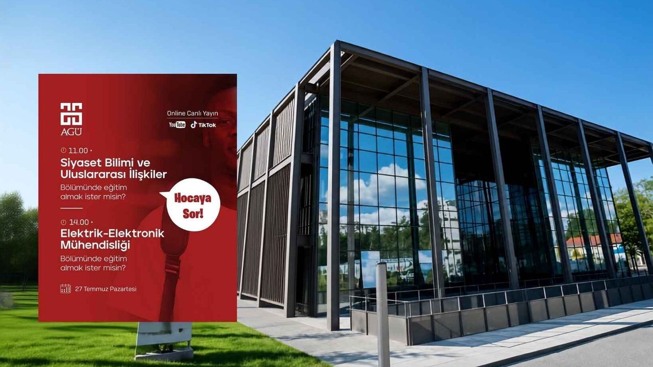 AGÜ’den YKS tercih dönemine özel canlı yayın: Adaylar akademisyenlere soru soracak!