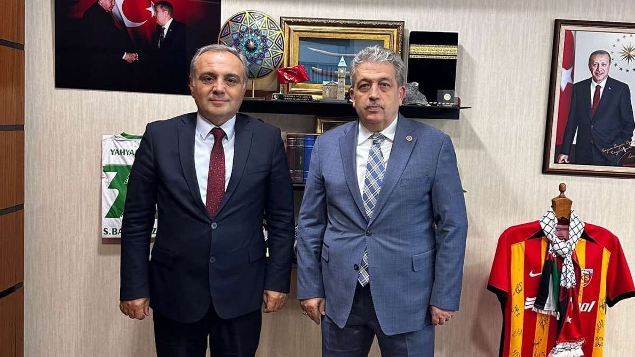 ERÜ Rektörü Altun'dan AK Parti Kayseri Milletvekili Özsoy'a TBMM'de ziyaret!