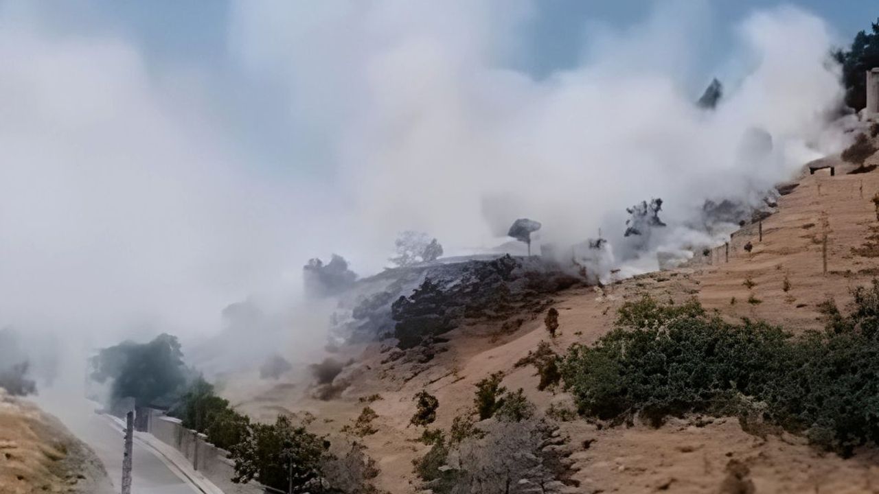 Kayseri Beştepeler'de 4 dönüm alan kül oldu