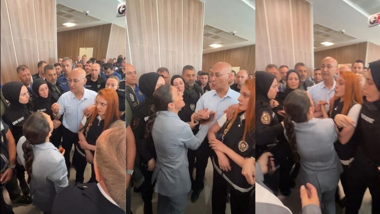 Bozbey davası öncesi gerginlik: Adliye koridorunda tansiyon yükseldi