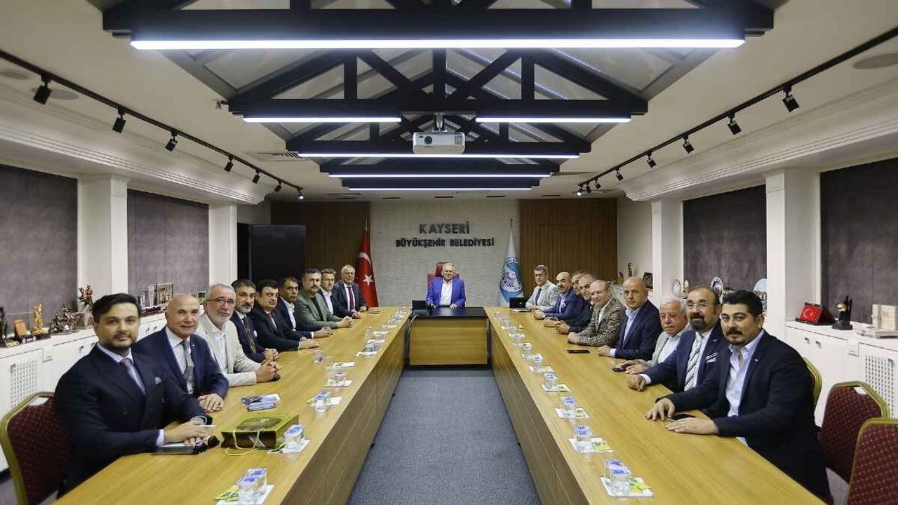 Başkan Büyükkılıç ve Uluslararası Nakliyeciler Derneği ile önemli görüşme!