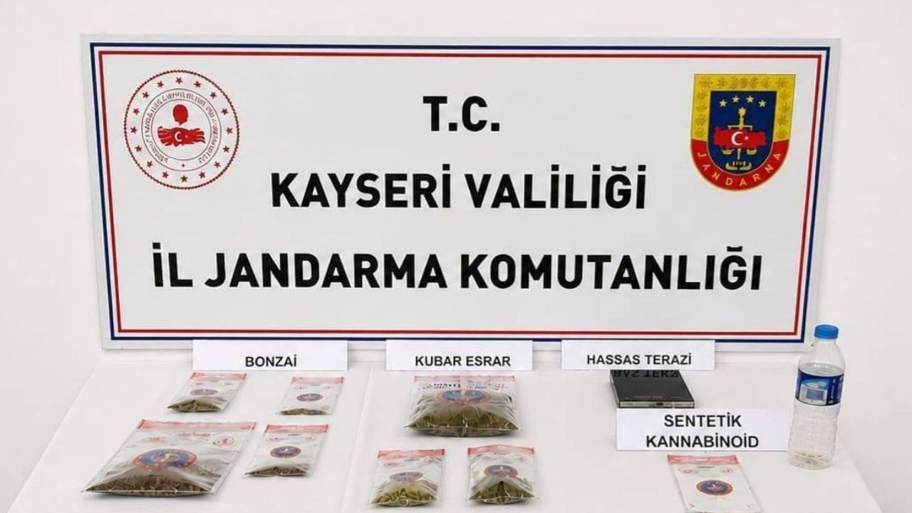 Kayseri Gesi'de uyuşturucu operasyonu: 2 şüpheli gözaltına alındı