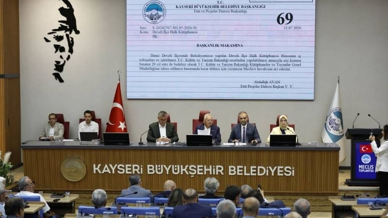 Kayseri Büyükşehir'de 69 maddelik gündem! İşte meclis kararları