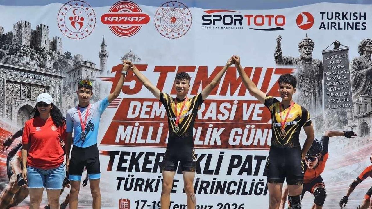 Kayserili patencilerden madalya şov! 7 tane kazandılar şampiyonaya gidiyorlar