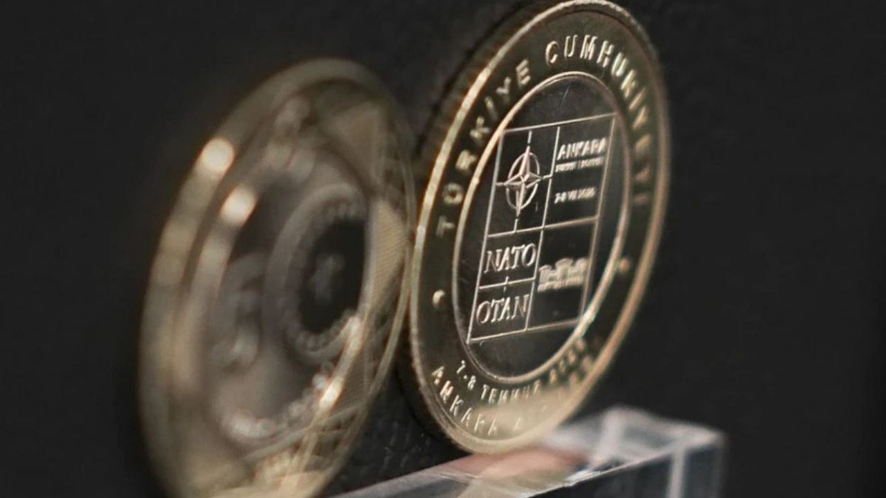 Darphane'den NATO zirvesine özel 5 lira! 500 Bin adet tedavüle giriyor