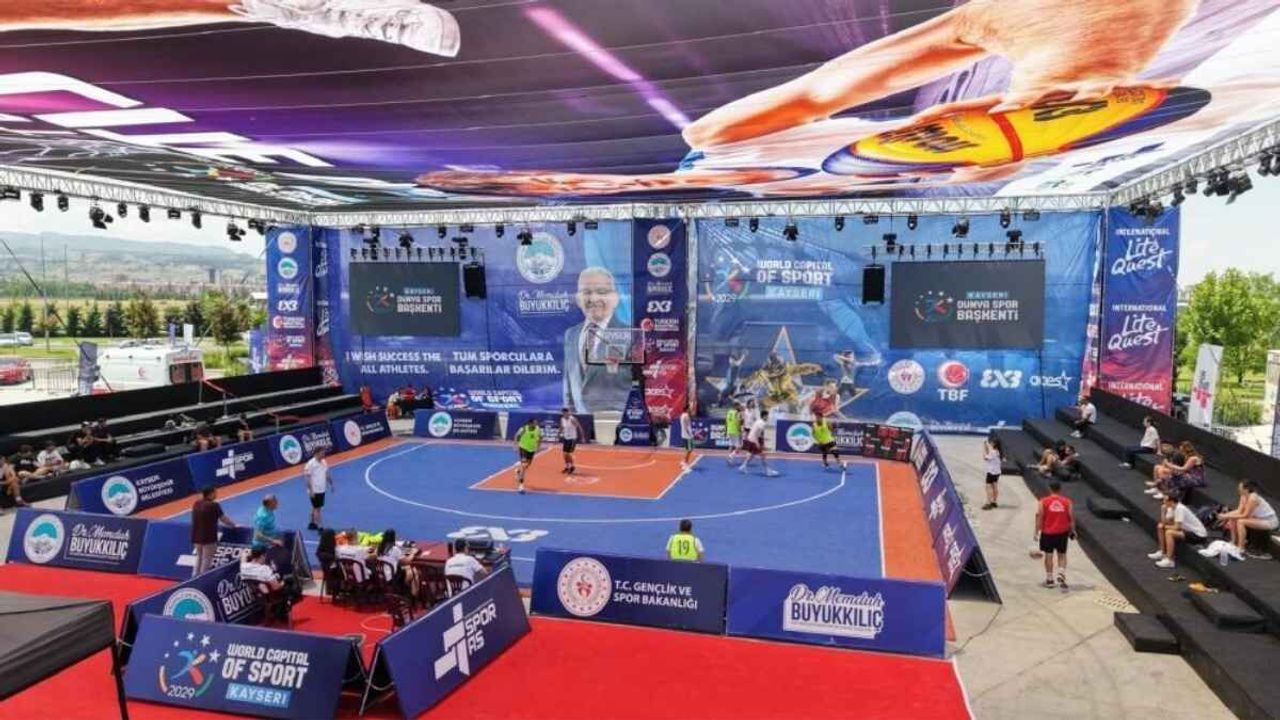 Kayseri’de FIBA 3x3 Lite Quest 2026 Turnuvası başladı!