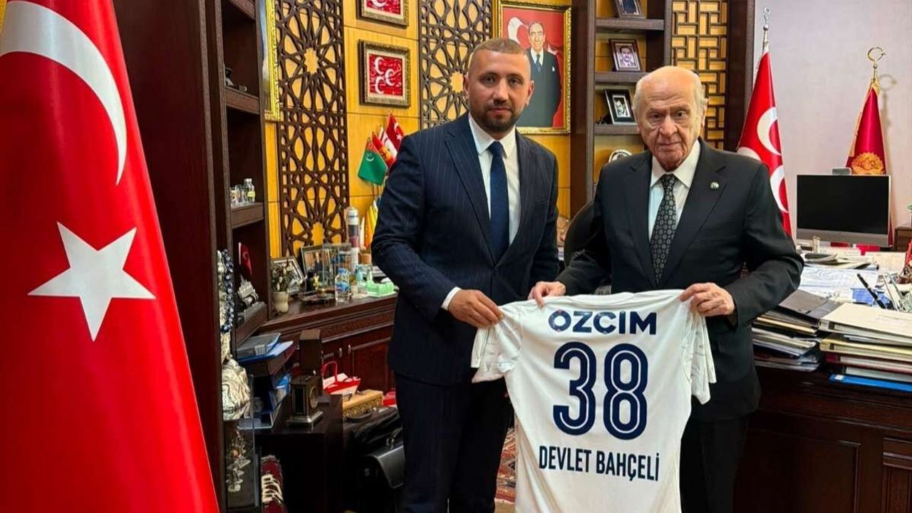 Erciyes 38 FK yönetiminden Devlet Bahçeli'ye ziyaret! Bahçeli: ‘Bu takım bizim takımımız’