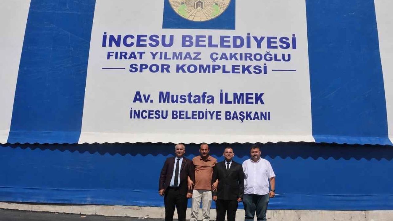 İncesu'da inşa edilen spor kompleksine Fırat Yılmaz Çakıroğlu'nun adı verildi