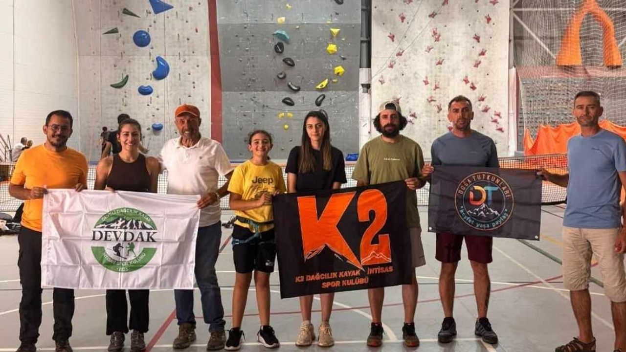 Kayserili 29 dağcı Spor Tırmanış'ta ileri seviye eğitim hakkı kazandı