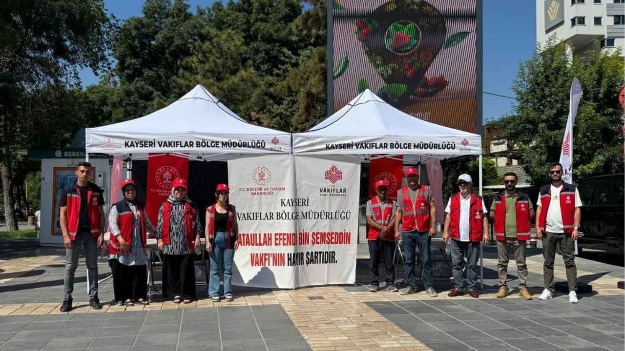 457 yıllık hayır şartı yeniden hayat buldu: Ataullah Efendi Vakfı Kayserilileri serinletti