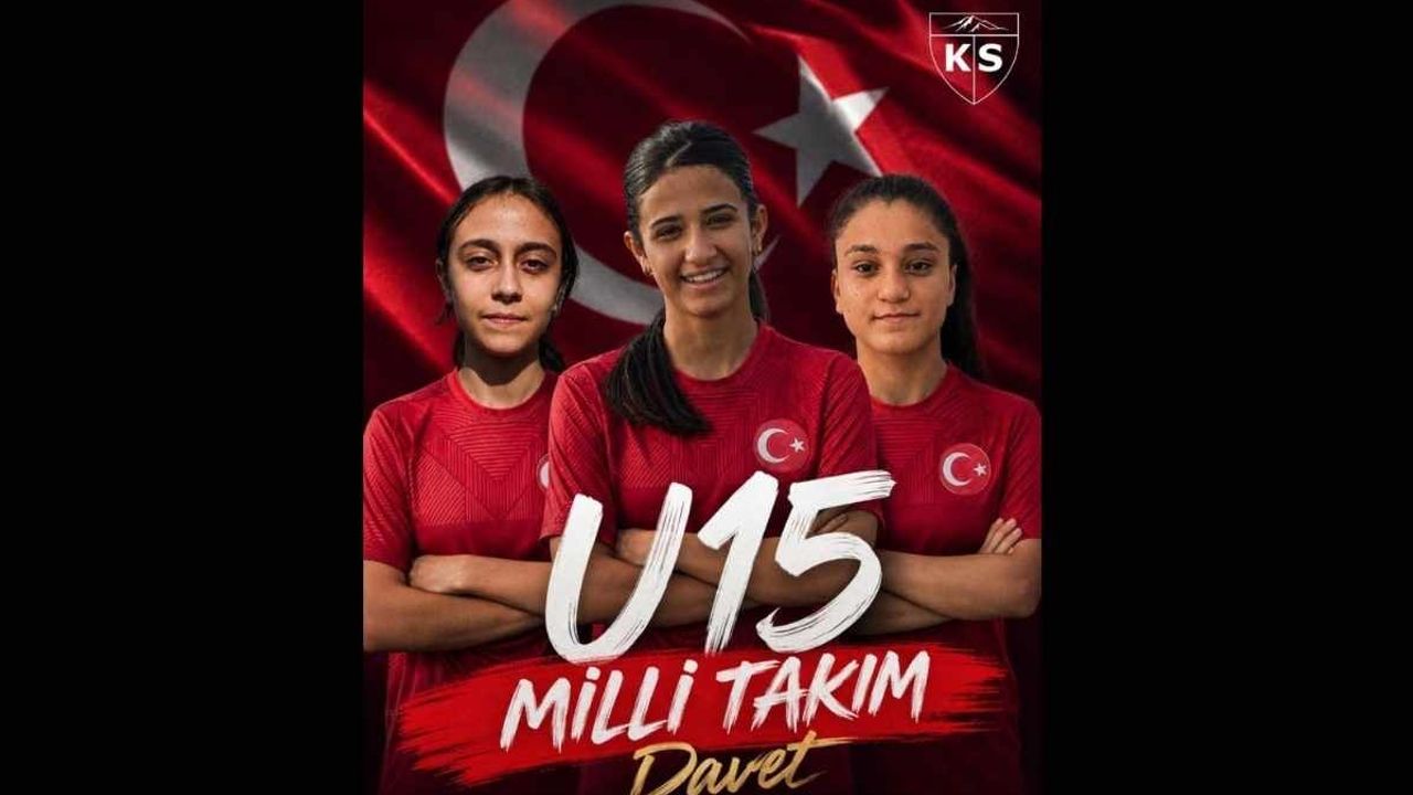 Kayseri Kadın FK'dan 3 oyuncuya milli takım daveti