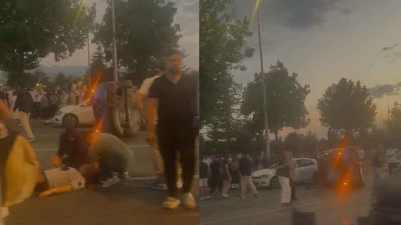Kayseri Talas Bulvarı'nda kaza: Yaralılar var