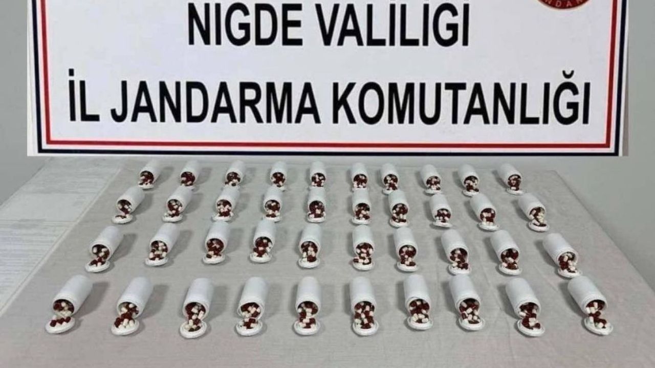 Niğde otogarında 2 Bin 240 adet LYRİCA ele geçirildi