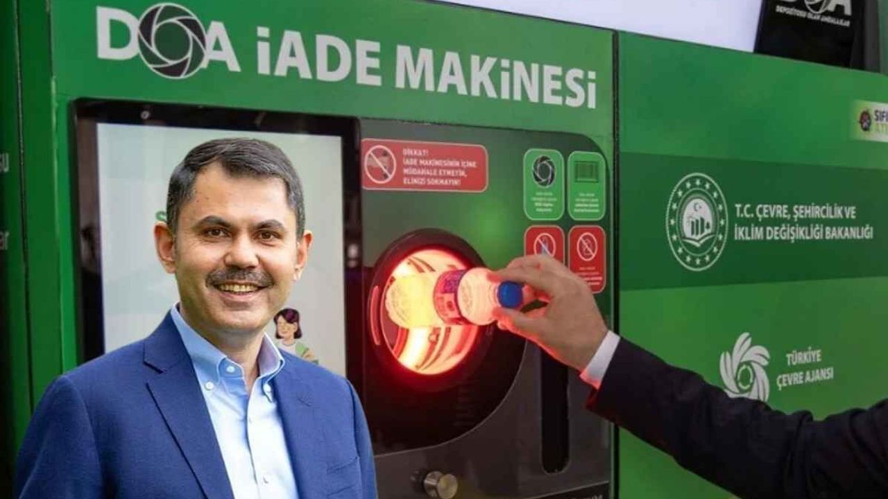 Bakan Kurum duyurdu: DOA’ya 100 milyon ambalaj iade edildi!