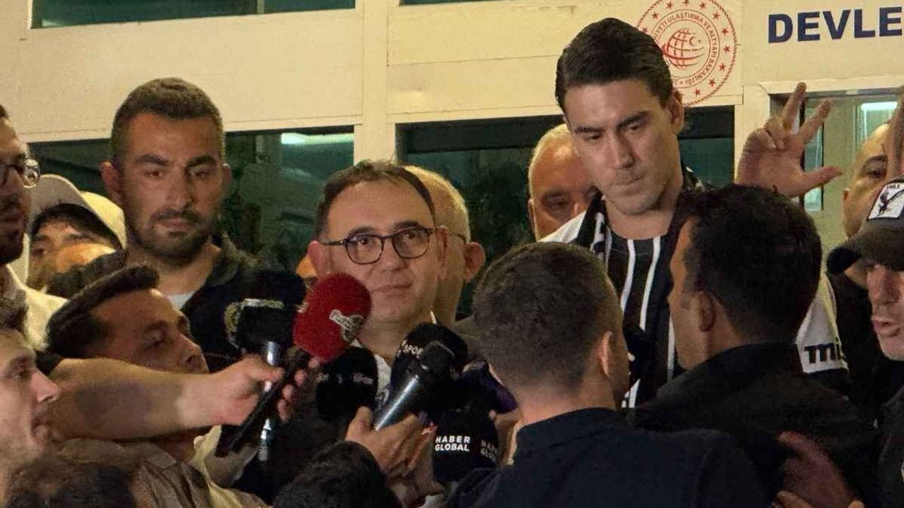 Dusan Vlahovic Beşiktaş için İstanbul’da! İşte ilk görüntüleri