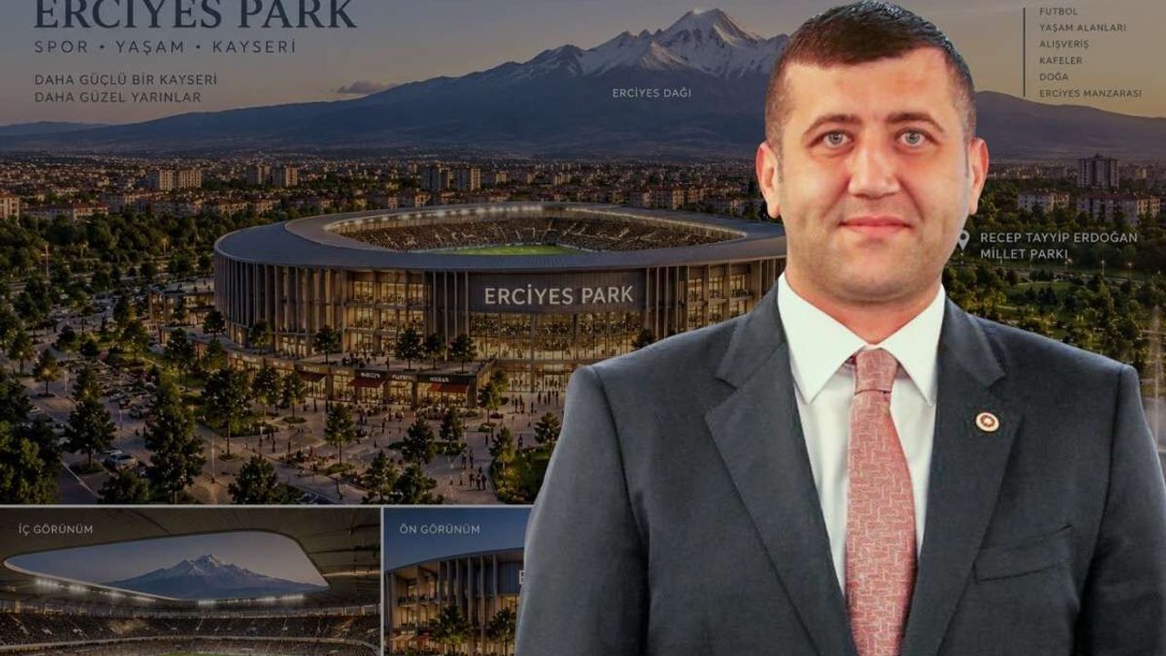 Baki Ersoy hayalim diyerek tanıttı: Millet Bahçesi’ne ‘Erciyes Park Staduyumu’
