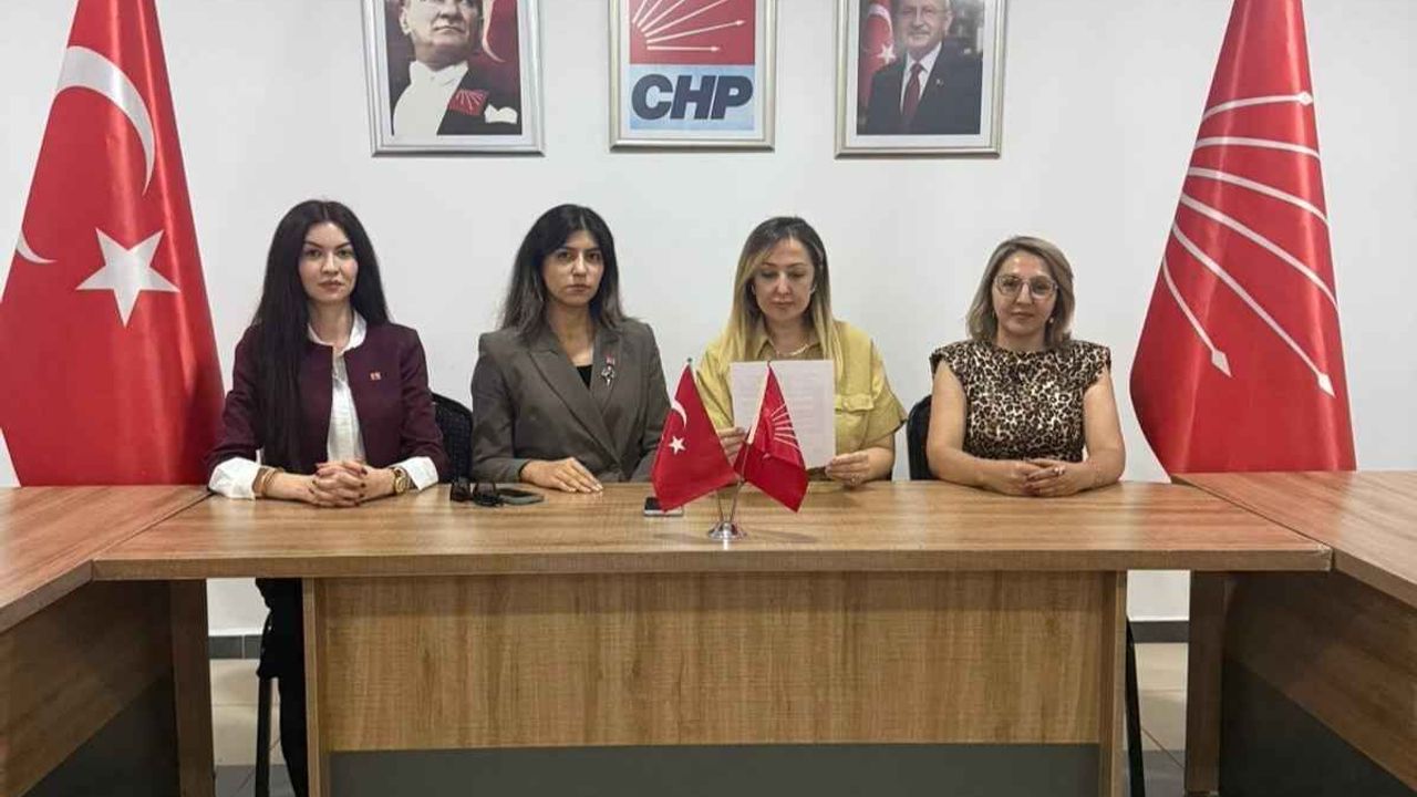 CHP Kayseri Kadın Kolları Başkanlarından ortak açıklama!