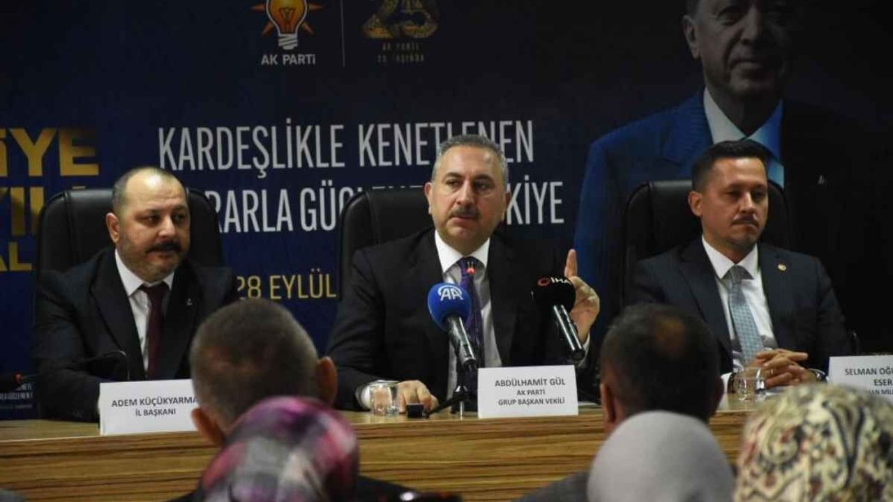 Gül: Cumhurbaşkanımız Erdoğan’a yük olmamak lazım