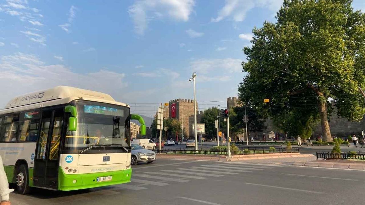 Kayseri’de toplu ulaşımda değişiklik! 3 hat güncellendi