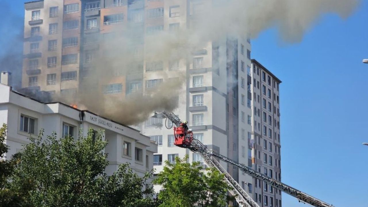 Kayseri’de erkek öğrenci yurdunda yangın çıktı: Ekipler seferber oldu