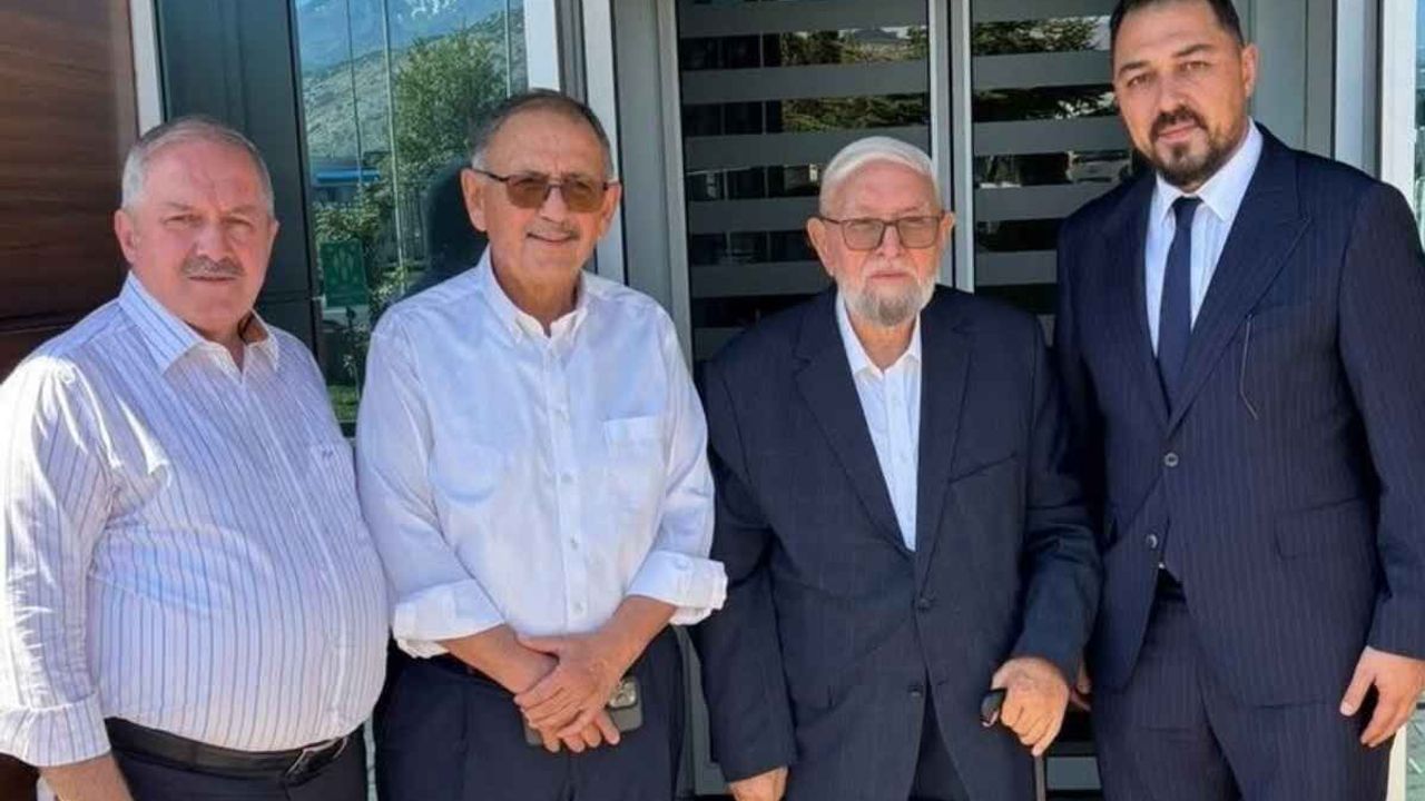 Nursaçan’dan Mehmet Özhaseki’ye ziyaret: Muhabbet buluşması